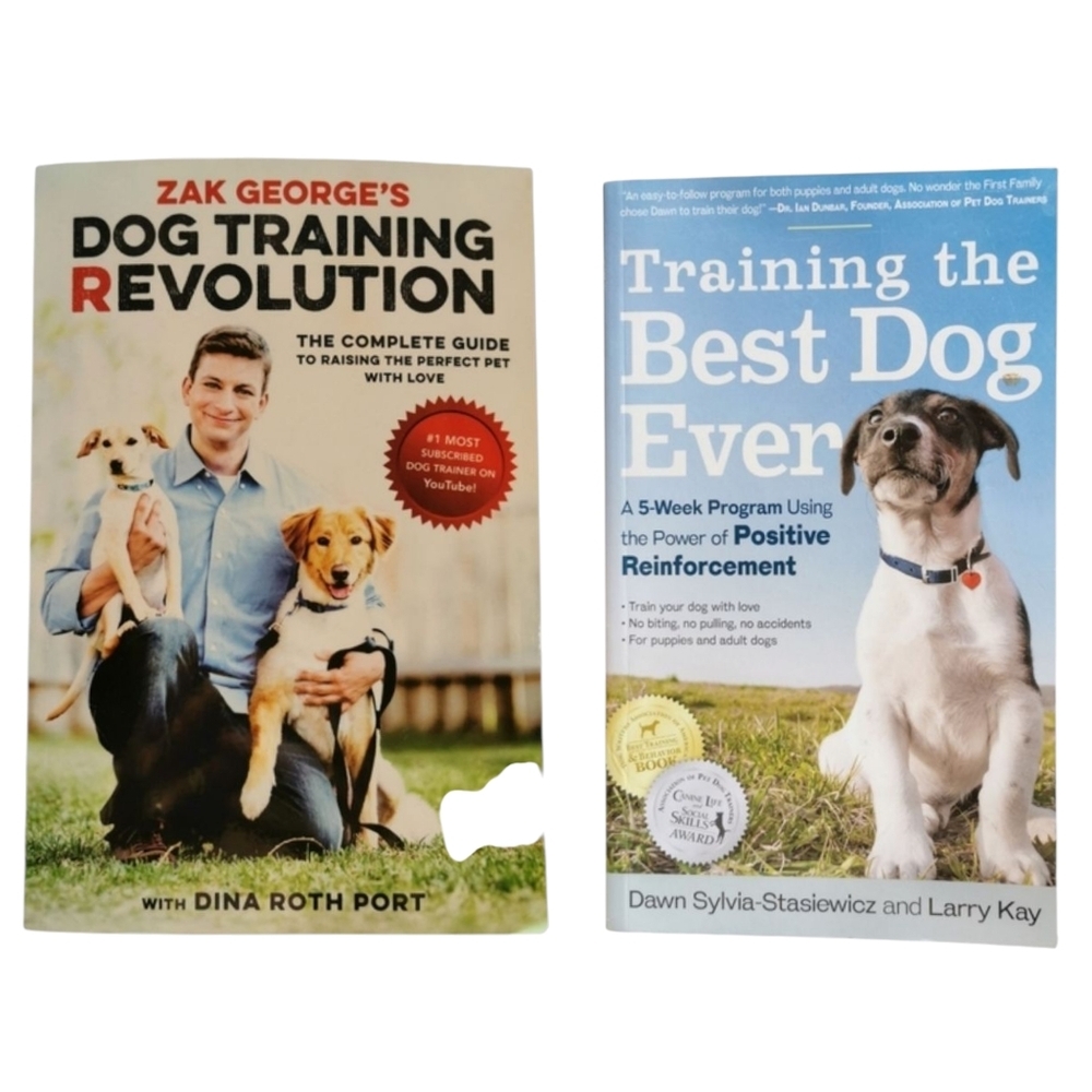 2 Books On Dog Training - Both New